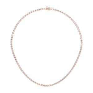 10.00 Carat E-F/VVS-VS Moissanite Emerald Cut Diamond Classic Bezel Setting Collier 16 pouces Fabriqué en or massif 10K,14K,18K - Product Image 1