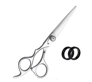 Tijeras profesionales de peluquero para mano izquierda, tijeras de corte de pelo para zurdo de 6,5 pulgadas, tijeras de peluquería, borde afilado, embalaje personalizado - Product Image 2