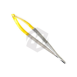 Soporte de aguja Premium Castroviejo, soporte de microaguja quirúrgico de carburo de tungsteno curvo, instrumentos médicos oftálmicos de 14cm - Product Image 4