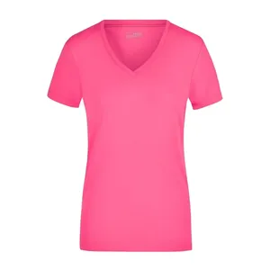 T-Shirt Personalizzabile da Donna con Scollo a V Elasticizzato, Articolo Promozionale Personalizzabile - Product Image 5
