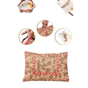 Juego de Ropa de Cama Portátil 100% Algodón de 6 Piezas, Solución para Dormir para Bebés, Bolsa de Viaje para Bebés - Product Image 4