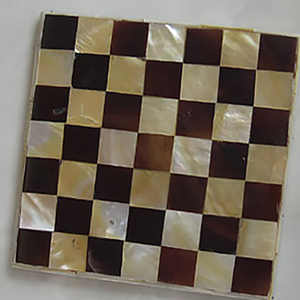 Verrerie en coquillage de Mop blanc et noir, BIJOUX EN COQUILLAGE, Verrerie et dessous-de-plat, Motif noir et blanc - Product Image 3