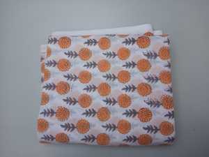 Batik imprimé coton Type véritable cire bloc imprime tissu main bloc coton impression coton vert tissu - Product Image 5