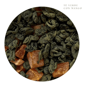 Feuilles de thé vert (Camellia sinensis) et mangue de Manille déshydratée. - Product Image 2
