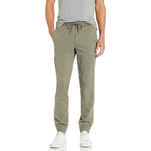 Pantalon de jogging Slim Fit à séchage rapide pour hommes, pantalon de jogging de couleur unie de meilleure qualité, fabriqué au Pakistan, au prix de gros - Product Image 4