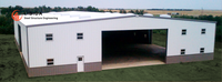 Structure d'atelier métallique stable, entrepôt spacieux en acier, chambre froide efficace, bâtiment d'entrepôt en structure acier
