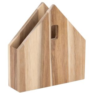 Nouvelle maison en forme de bois naturel fini rustique porte-serviettes décor de Table de Noël et fêtes d'anniversaire également utilisé comme polyvalent - Product Image 2