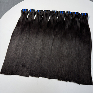 ผมตรงแบบ Bone Straight แท้ สีธรรมชาติ ยาว เนื้อผมนุ่มสลวย แบบ Double Weft ความหนาแน่นสูง สำหรับธุรกิจด้านเส้นผม - Product Image 6