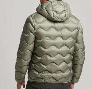 2025 nueva llegada fabricantes burbuja personalizada más gruesa Puffer burbuja chaqueta con cremallera acolchada chaqueta de invierno - Product Image 2