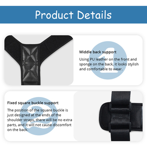 Nuevo Soporte Ortopédico Ajustable para la Espalda, Cinturón de Soporte, Corrector de Postura Profesional para Hombres y Mujeres - Product Image 4