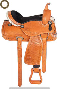 Silla de Montar de Cuero Occidental Portátil Personalizable de Alta Calidad, Última Novedad en Entretenimiento Deportivo, Precio al por Mayor, Opciones Personalizables - Product Image 3