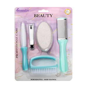 Kit Profesional de Manicura y Pedicura de 6 Piezas, Cortaúñas, Piedra Pómez, Juego de Cepillos - Product Image 6