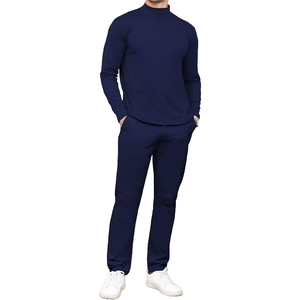 Survêtements pour hommes Respirant Humidité Wickiing Tricoté 2 Pièces Tenues Athlétiques Décontractées Survêtements pour Hommes Ensemble Jogger Ensembles - Product Image 3