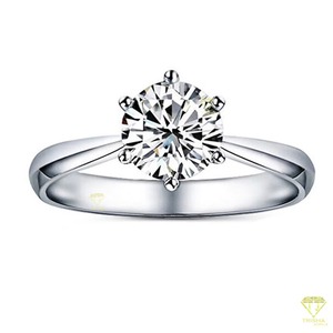 Anillo de compromiso de moissanita de lujo Corte princesa Plata de ley Piedra preciosa brillante Mujeres Joyería nupcial Regalo único para el precio de exportación - Product Image 3