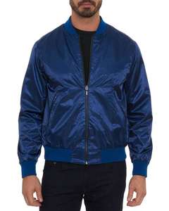 100% Polyester Custom Varsity Embroidered Quilted <b>Lined</b> <b>Men</b> Custom Baseball Bomber Varsity Satin <b>Jacket</b> for <b>Men</b> - Product Image 4