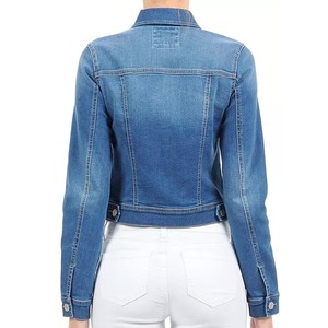 Nueva llegada de moda personalizada abrigo de lana chaqueta de mezclilla ropa de calle chaqueta de mezclilla de algodón lavado abotonada de gran tamaño - Product Image 6