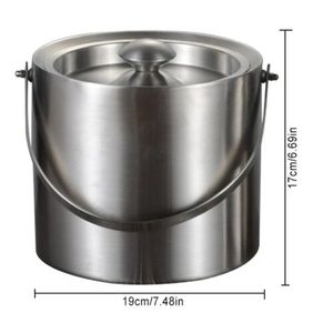 Aluminum Ice <b>Bucket</b> with Handle Champagne Wine Modern Aluminum Ice <b>Beer</b> <b>Bucket</b> for Manufacture From India - Product Image 6