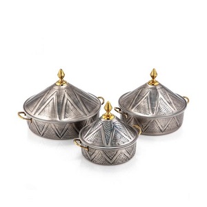 Cacerola de Madera y Nácar con Tapa Metálica, Utensilios de Cocina, Almacenamiento de Alimentos, Olla Caliente a Precios Asequibles - Product Image 6