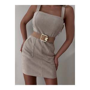 Ceinture élastique tissée pour femme avec boucle dorée, ceinture pour veste, ceinture pour chemise, ceinture pour robe - Wicker - Product Image 5