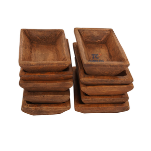 Meilleures ventes : Grands bols à pâte en bois personnalisés pour Pâques, avec bougie, fabrication vietnamienne - Product Image 1