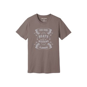 Camiseta de tela de algodón 100% con estampado de temas de fiesta 160-180 a GSM pesado 12 colores disponibles Personalice su propio diseño y colocación - Product Image 5