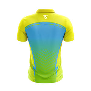 เสื้อโปโลกีฬาแบบซับลิเมชันสูงกันความชื้นระบายอากาศตาข่ายน้ำหนักเบาป้องกันรังสียูวียืดได้ปรับแต่งกราฟิกได้ - Product Image 5