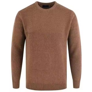 Fabricant de tricots fabriqué au Pakistan 100% pull tricoté en coton pull décontracté à col rond pour hommes - Product Image 1