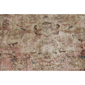 Tapis turc vintage, tapis surdimensionné de 9,2 x 12,4 pieds, tapis brun style sud-ouest - Product Image 5
