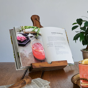 Vente en gros de support de livre de cuisine en bois d'acacia support de livre de cuisine pour comptoir de restaurant vaisselle fabriquée au Vietnam - Product Image 5