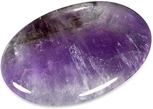 Piedra de Palma de Cristal de Amatista y Ágata Pulida Natural de Alta Calidad, Piedra Curativa Semipreciosa, Decoración del Hogar, Gema de Feng Shui, Amuleto - Product Image 2