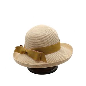 Sombrero de Paja de Verano con Flores Pequeñas y Frescas, Estilo Dulce, Protección Solar, Sombrero de Vaquero para Playa, Sombreros de Paja Transpirables - Product Image 6