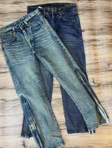 Moda Casual Ropa Jeans Custom Baggy Cargo Botones Hombres Jeans Pantalones para hombres Denim - Product Image 2