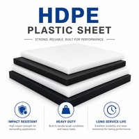 Plaque en plastique HDPE résistante aux chocs, plaque robuste pour revêtement de convoyeur minier