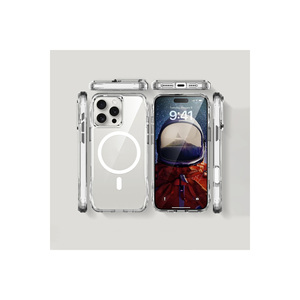 Coque de téléphone portable fine et transparente, compatible MagSafe, antichoc, avec protection airbag, pour iPhone 14, pour iPhone 16 Pro Max - Product Image 5