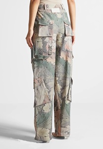 Pantalones Vaqueros Cargo Personalizables, Nuevos, Elegantes, Ecológicos, Transpirables, para Mujer, Estilo Urbano, de Pierna Ancha, Largos, Tallas Grandes - Product Image 3