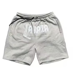 เสื้อสวมหัวสีดำโอเวอร์ไซส์ผ้าฝ้ายพิมพ์ลายพิมพ์โลโก้แบบกำหนดเองสำหรับยิม - Product Image 3