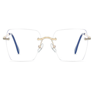 <span class=keywords><strong>Gafas</strong></span> <span class=keywords><strong>de</strong></span> Estilo Lujoso, Lentes Ópticas, Compre <span class=keywords><strong>Gafas</strong></span> en Línea, Monturas <span class=keywords><strong>de</strong></span> <span class=keywords><strong>Gafas</strong></span> Ópticas sin Aro para Mujer - Product Image 2