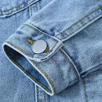 Veste en jean classique 100% coton pour l'hiver, style intemporel, design écologique et respirant pour une utilisation décontractée en extérieur