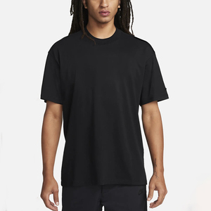 Venta caliente de alta calidad 250 Gsm camiseta impresión personalizada algodón hombres camiseta en blanco moda camiseta en blanco Casual de gran tamaño - Product Image 1