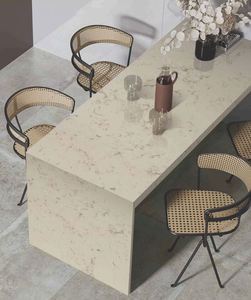 Stain Resistant <b>Quartz</b> <b>Stone</b> Countertop Slab with Marble Look Design for Elegant Interiors Countertop Artificial <b>Stone</b> - Product Image 5