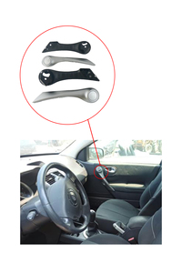 Juego de Reposabrazos para Puerta Interior Kaya Plastik KR-553, Izquierdo y Derecho, para Clio Megane OE 7701476922 Turquía - Product Image 2
