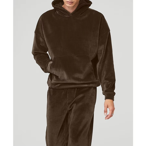 Sudadera con Capucha Unisex de Alta Calidad, Transpirable, de Forro Polar de Spandex/Poliéster, Holgada, con Logotipo Bordado Personalizado, para Otoño - Product Image 2