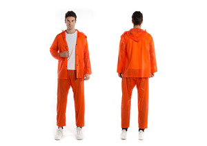 Dernière combinaison de pluie imperméable sur mesure avec tissu respirant et capuche réglable pour le travail en plein air et la protection sportive - Product Image 6