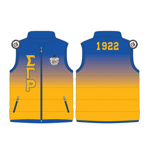 ขายร้อนน้ําหนักเบาผู้ชายและผู้หญิงราคาถูก Sgrho ปักเป้าแจ็คเก็ตที่กําหนดเองฤดูหนาวแฟชั่นครึ่งแขน - Product Image 2