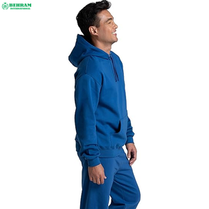 Sweat-shirts à capuche unisexes de qualité supérieure, coupe classique, style streetwear, en molleton épais, en tissu éponge français, écologiques, avec logo en relief - Product Image 2