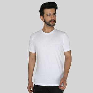 Camiseta Blanca de Algodón para Hombre, Precio Competitivo al por Mayor, Fabricante de Camisetas al por Mayor - Product Image 1