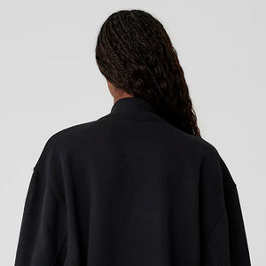 Veste universitaire en polyester-coton durable et élégante pour femmes Conception unique de manches contrastées Utilisation quotidienne Méthode de tissage tissé - Product Image 6