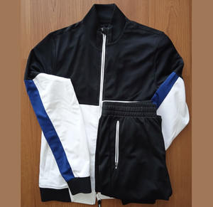 Conjunto Deportivo de Dos Piezas para Hombre, Chaqueta de Nailon con Cremallera y Pantalones Deportivos de Nailon Personalizados - Product Image 2