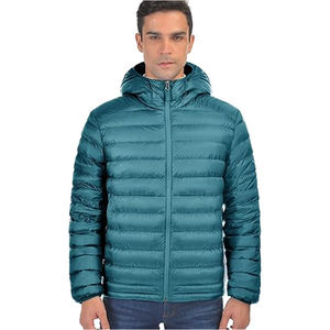 Chaqueta de burbuja de alta calidad para hombre, tela transpirable, cuello con capucha, talla XL ligera, colores de invierno, precio bajo - Product Image 1