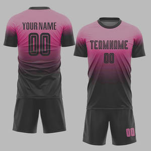 Ensemble d'uniformes de football de vêtements de sport Offre Spéciale Kit d'uniformes de football d'équipe adulte à demi-manches en polyester de sublimation - Product Image 6